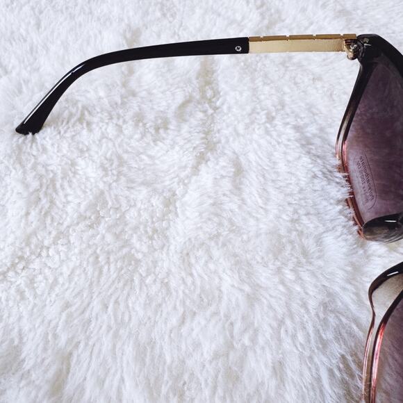 Joanne Clear w/ Purple Tint Square Sunglasses - Picture 5 of 15